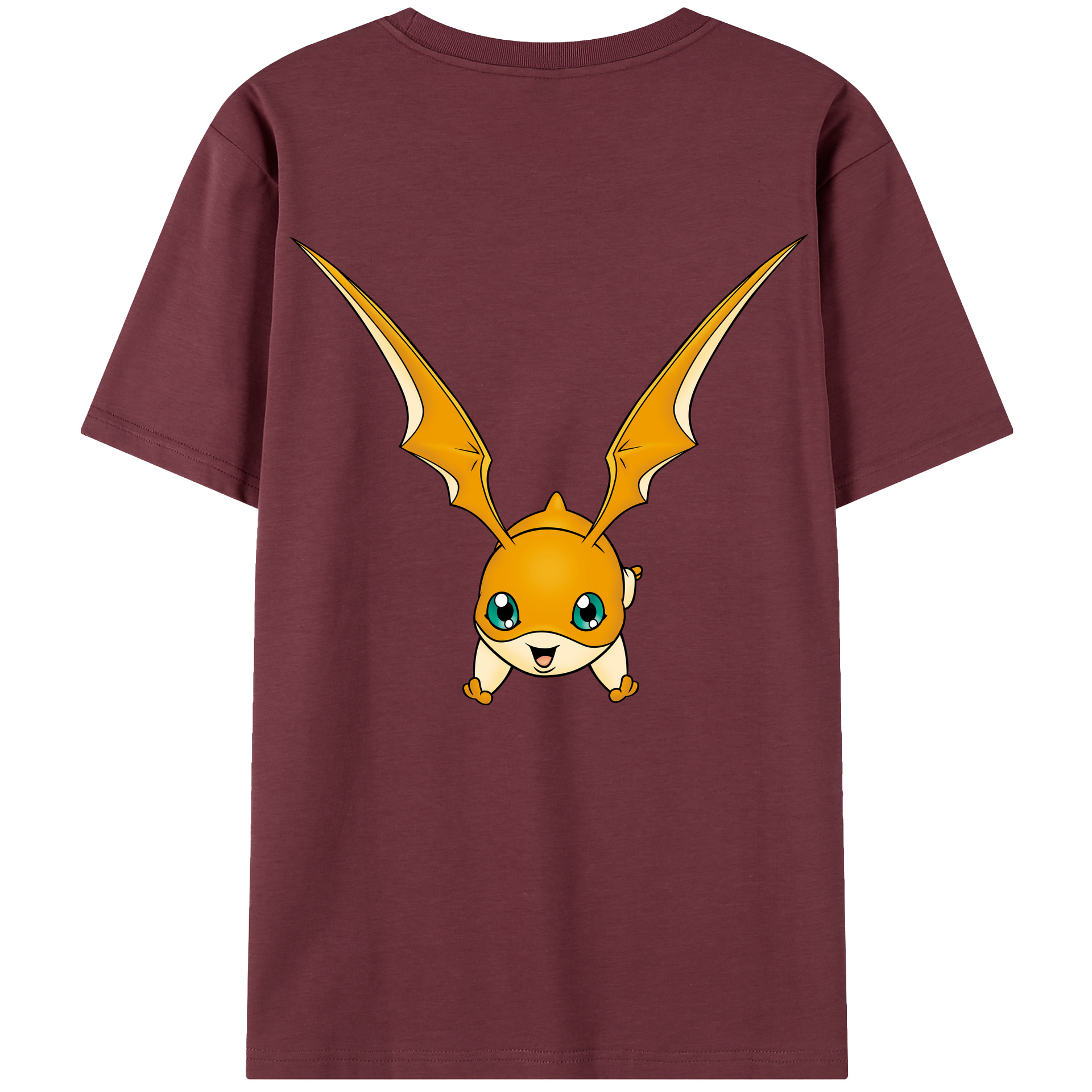 （画像用） Digimon デジタルモンスター/デジモン 綿100％半袖Tシャツ（背面プリント）